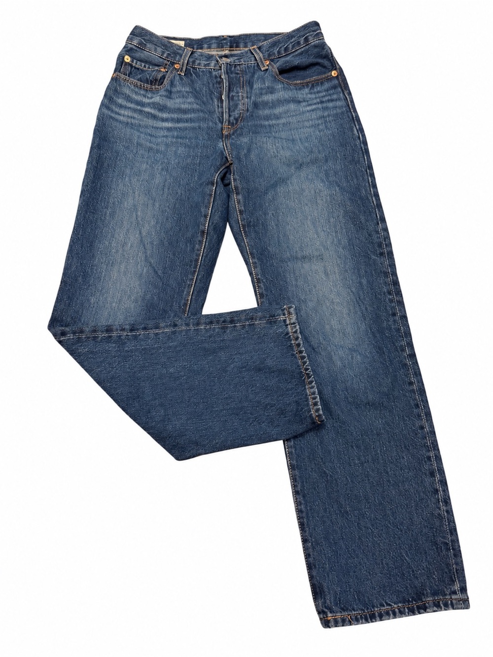Levi’s Premium 501 ’90s Jeans W26 L30 Medium Wash Straight Leg Button Fly